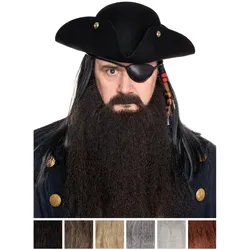 Maskworld Pirat Kostüm Bart Karneval Faschingskostüm Herren