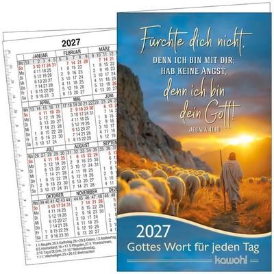 Gottes Wort für jeden Tag 2027, von , Kawohl Verlag GmbH & Co. KG, 978-3-7548-9657-0