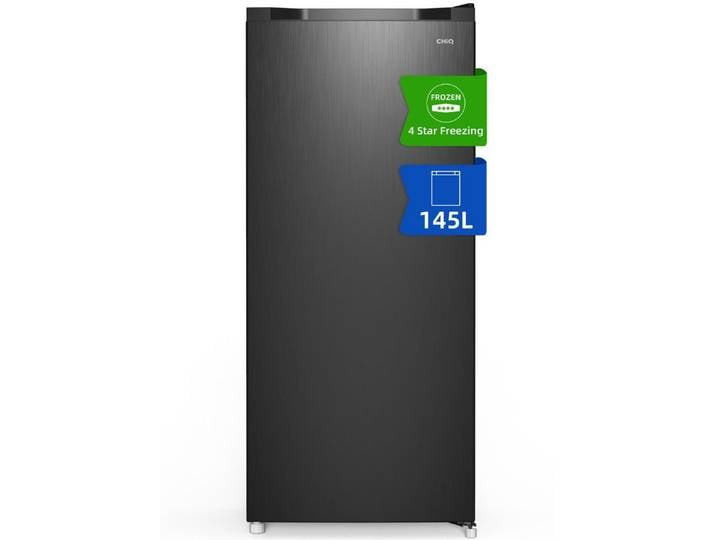 CHiQ Gefrierschrank Schneller Gefrierschrank FSD160D4E, 131 cm hoch, 54 cm breit, 4 Sterne 145L Gefrierschrank, 12 Jahre Garantie auf den Kompressor
