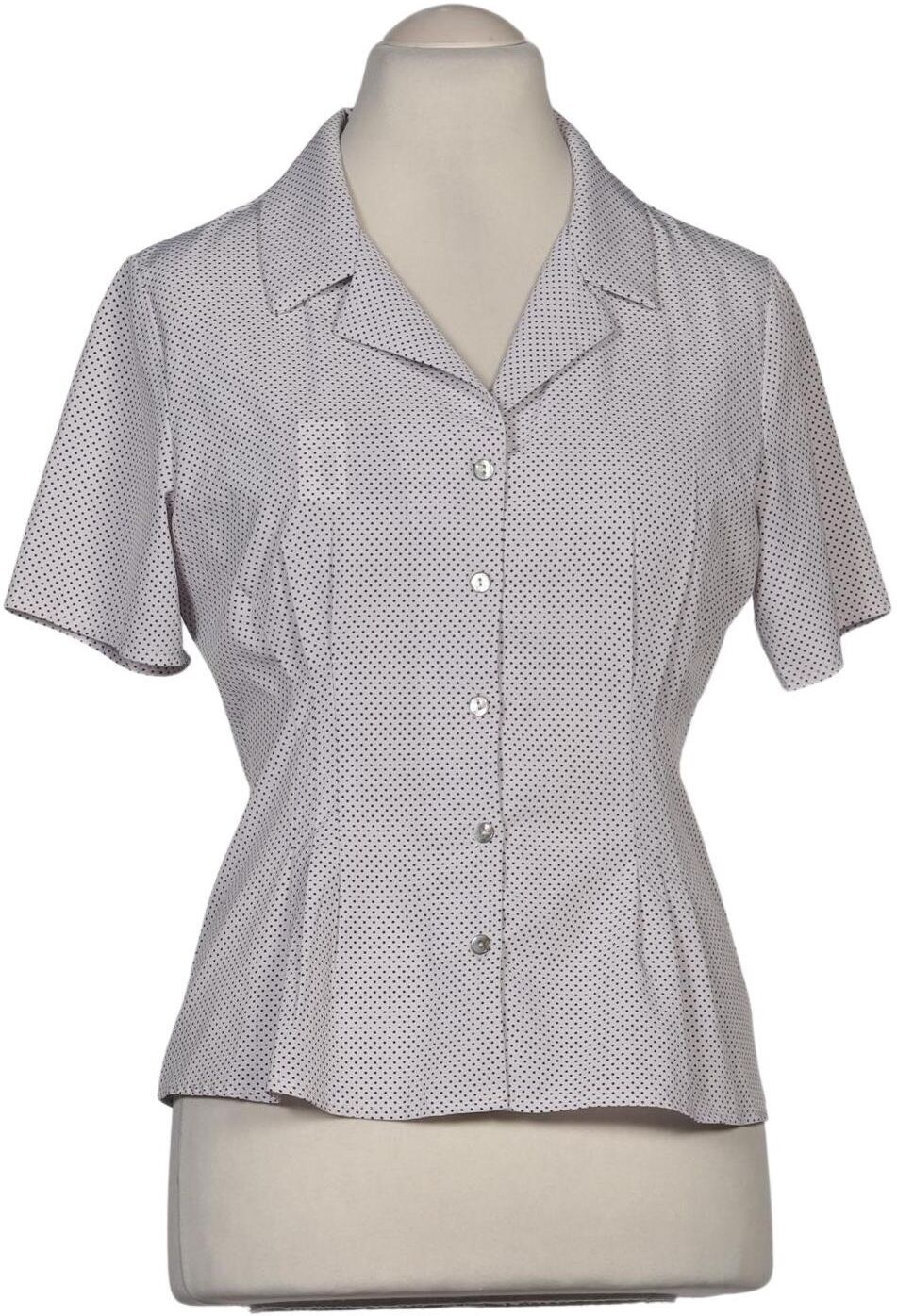 Banned Damen Bluse, Weiß, Gr. L, Synthetik - Second Hand