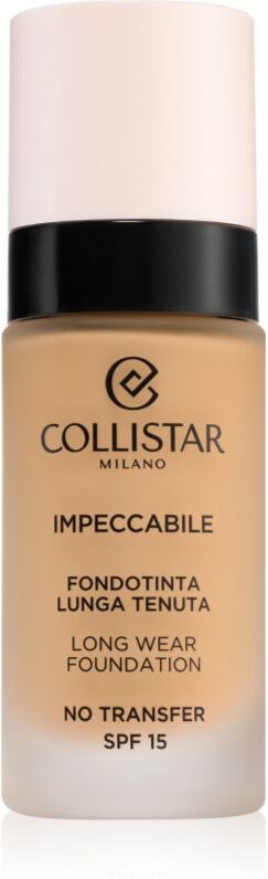 Collistar Impeccabile Long Wear Foundation long-lasting foundation SPF 15 4N Sand 30 ml
