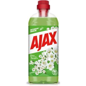 Ajax Allzweckreiniger Frühlingsblumen, Konzentrat, mit blumigen Duft, Flasche 1 Liter