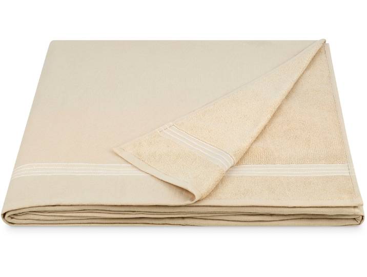 Hamamtuch ROSS MAXI-Hamamtuch , beige (natur), B:150cm L:200cm, Frottier, Baumwolle, Handtücher, Hamamtuch, aus feinster Baumwolle
