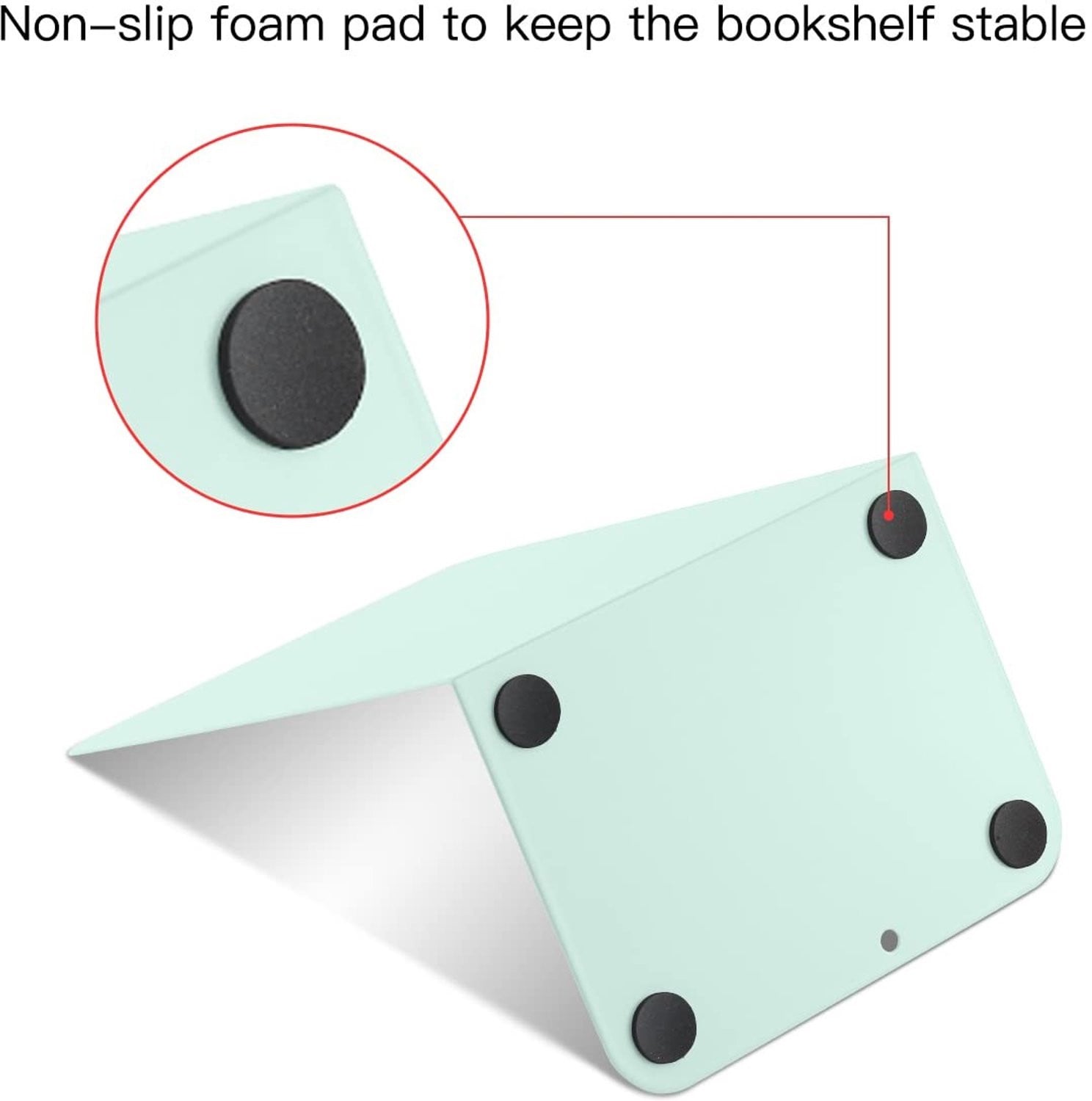 Set van 3 decoratieve metalen boekensteunen