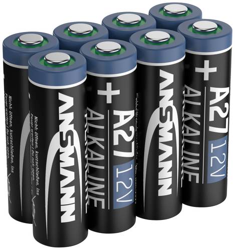 Ansmann A27 Spezial-Batterie 27A Alkali-Mangan 12V 8St.