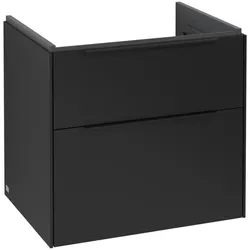 Villeroy und Boch Subway 3.0 Waschtisch-Unterschrank C57601VL 62,2x57,6x47,8cm, ohne LED/Griff Volcano black, volcano black