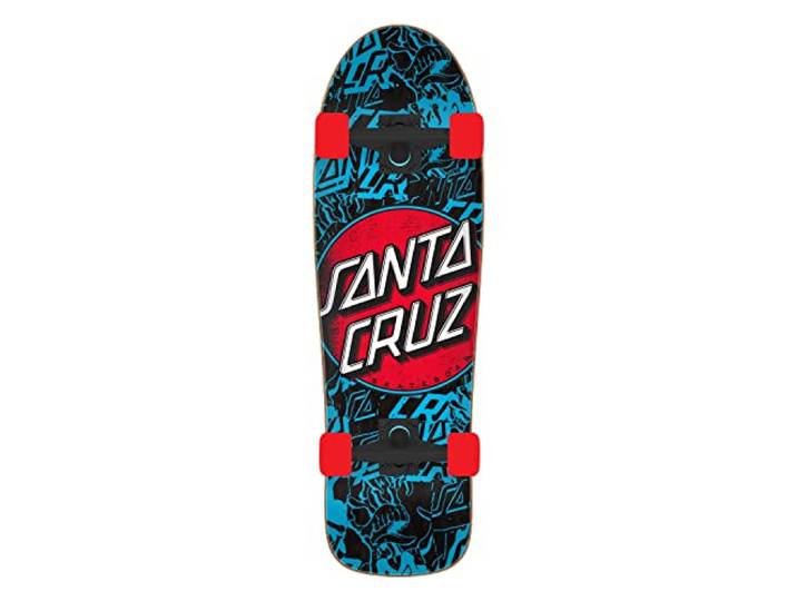 Santa Cruz Longboard Contra Dot, Größe:9.75, Farben:Black-Blue