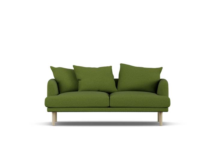 1898 Sjövik Sofa Luiza Green 3975-Eiche weiß geölt, 2,5-sitzig