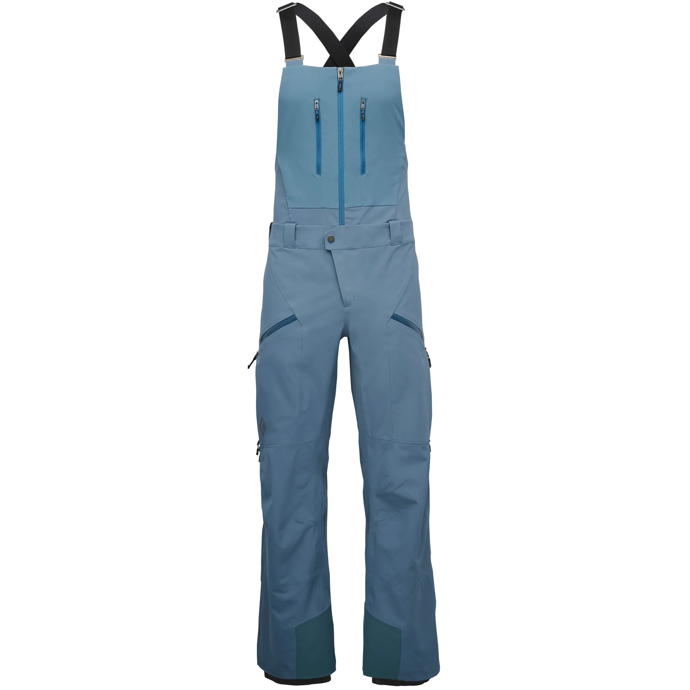 Black Diamond Recon Stretch Bibs Hose Herren Skihose blau Größe M Trekking Winddicht Wasserabweisend