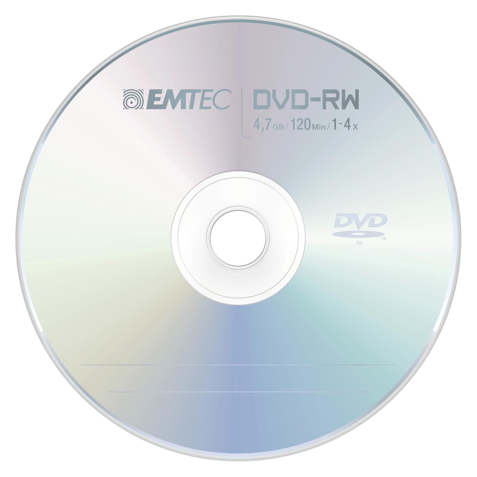 Emtec DVD - RW 1 - 4x, 10 (10x) (ECOVRW47104CB)
