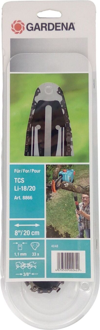 Gardena Schwert- en zaagketten-set 20 cm voor artikel 8866