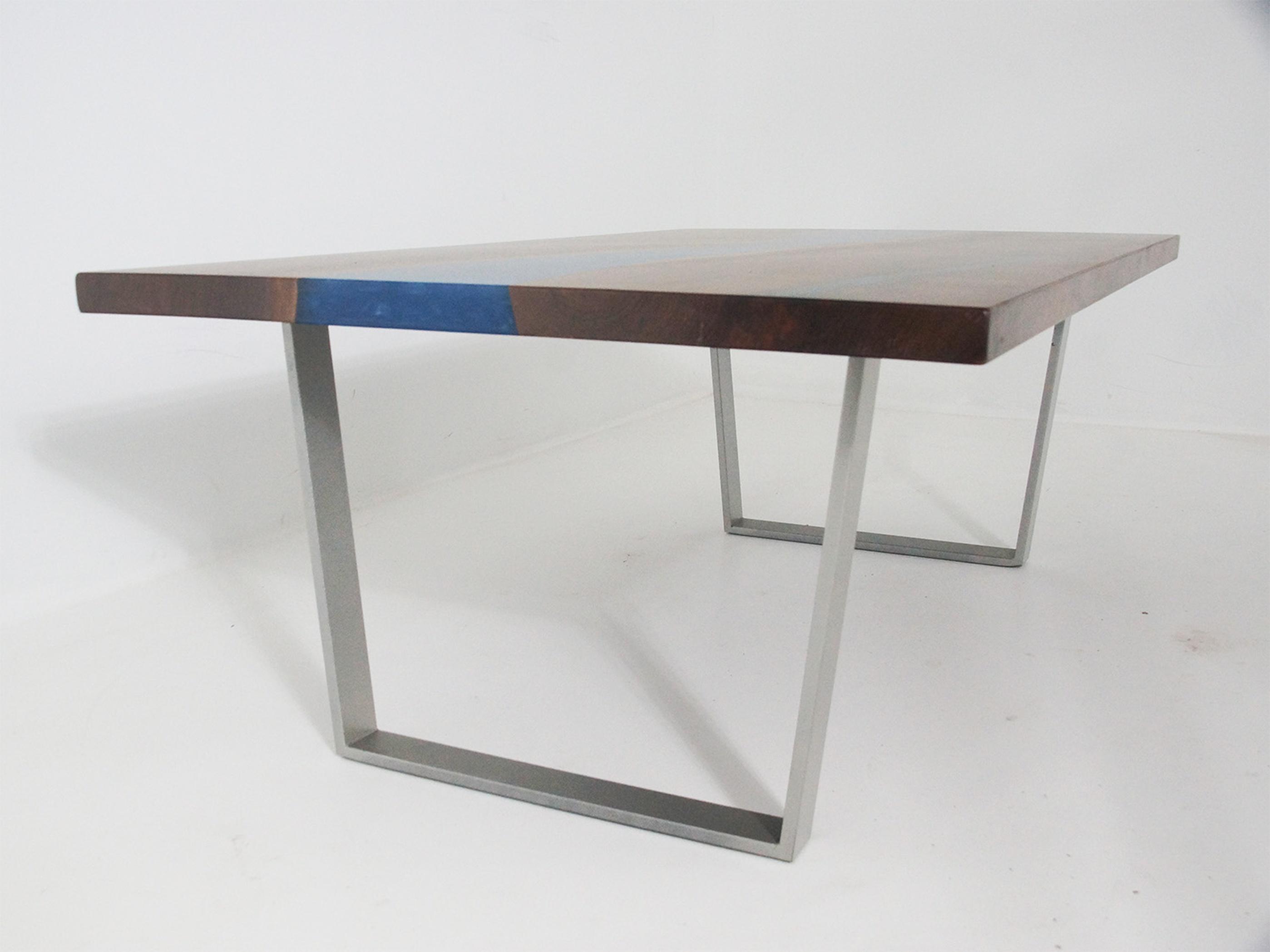 Epoxy Maßanfertigung Tisch Epoxidharz Fluss Echtes Holz Preis 1qm Tische Resin