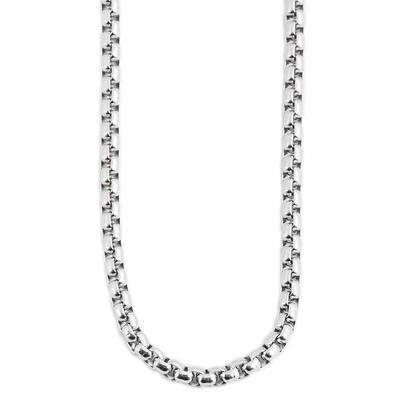 Gliederkette ADELIA´S "Halskette – Venezianerkette aus Edelstahl 50 cm", silber, Halsketten, Damen, 50cm, Edelstahl, Gliederkette, Ideal als Geschenk für besondere Anlässe