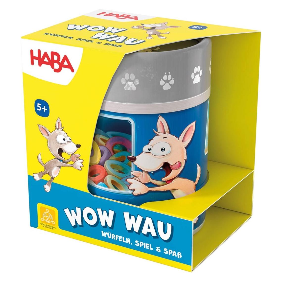 Haba Wow Wau (Deutsch, Englisch, Französisch, Italienisch, 2 - 5 Spieler) (2010889001)