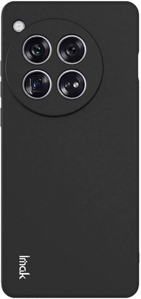 OnePlus 12 IMAK UC-4 Series Fleksibel Plastik Bagside Cover - Sort