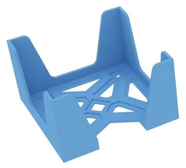 Feldherr Kaarthouder voor 80x80mm speelkaarten, 1 compartiment, hemelsblauw, 3D-geprint