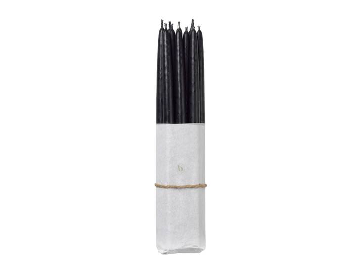 Broste Copenhagen Lot de 10 bougies anciennes trempées Broste Copenhagen Simply black
