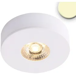 ISOLED LED Ein- und Unterbauleuchte MiniAMP, rund, Ø 6cm, 24V DC, CRi >91, dimmbar, 3W 3000K 240lm 60°, Weiß ISO-114478