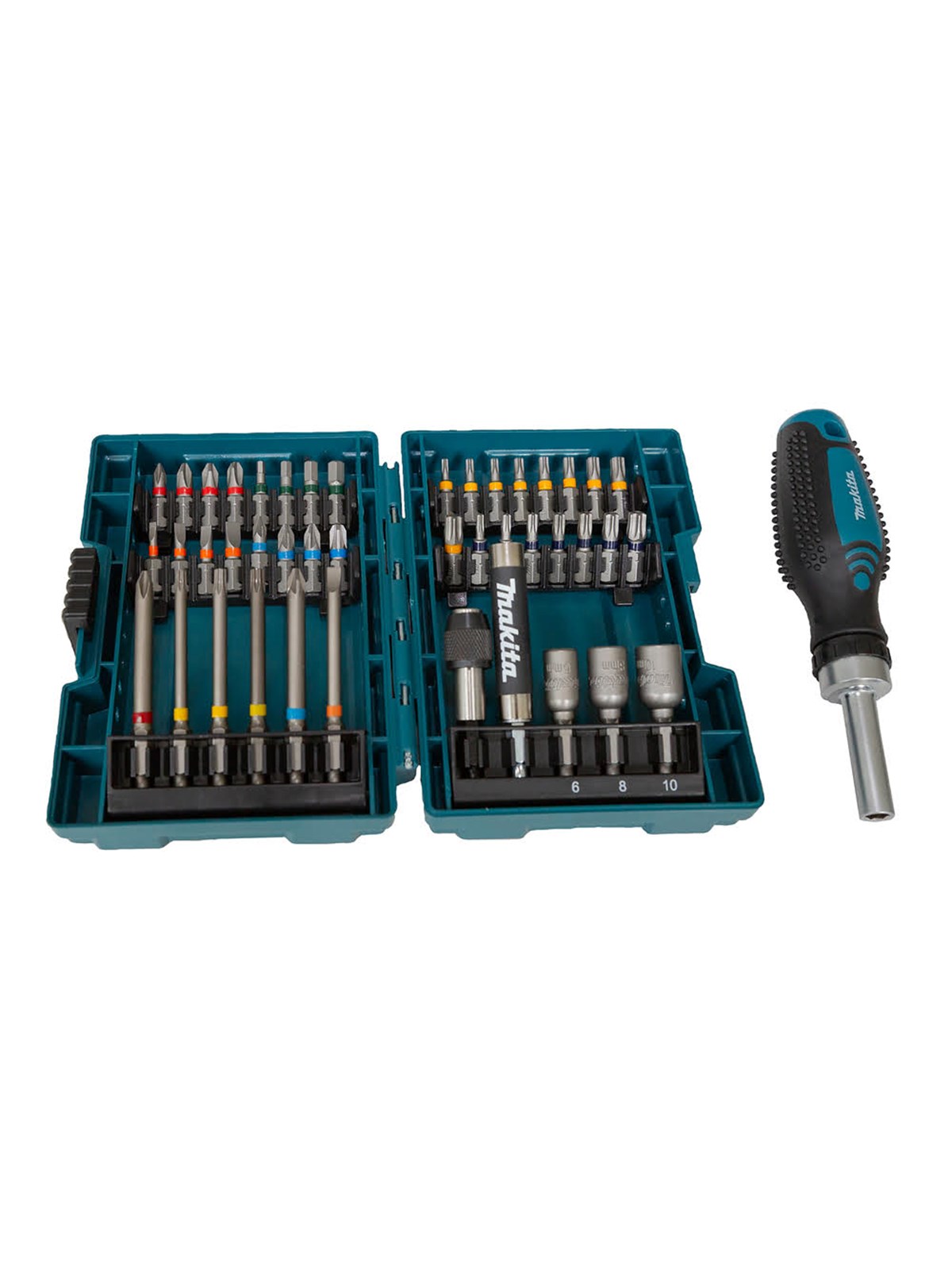 Makita E-25096 Ratchet and Screwdriver - 44 Pieces