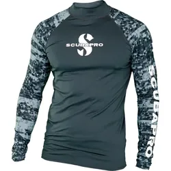 Rash Guard UPF-50 - Herren - Langarm - Graphite - Gr: S #
