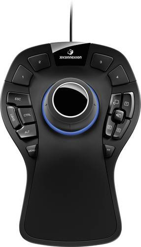 3Dconnexion SpaceMouse Pro USB 3D-Maus USB Schwarz 15 Tasten