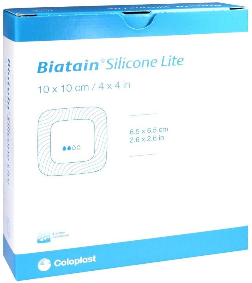 Biatain Silicone Lite Schaumverband 10x10 cm