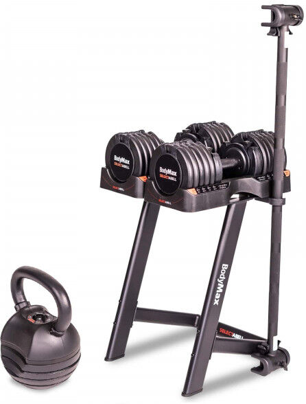 BodyMax 25kg Selectabell Adjustable Dumbbell 25kg Selectabell Pair with...