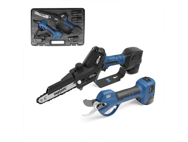 Kit de scie à chaîne CS-1S et Pru28, écran LED de 28mm, anti-cisaillement progressif, coupe-élagage électrique manuel, coupe-élagage d'arbres fruitiers