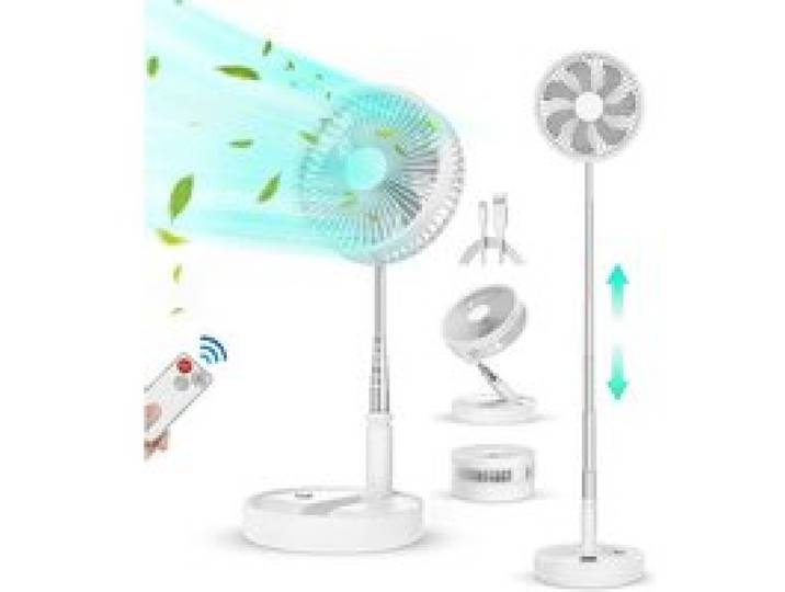 Ventilateur - AMOUNE - Silencieux avec Télécommande - 7200mAh - Pliable - 4 Vitesses