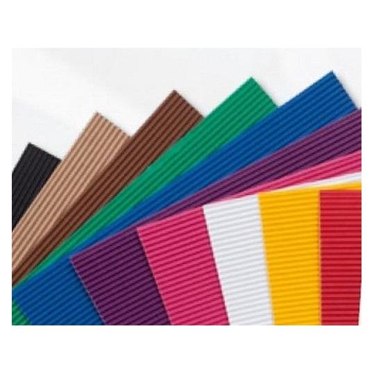 Bambino Farbiger Wellpappe 25x35cm 10 Blatt (260 g/m²) (54624830)