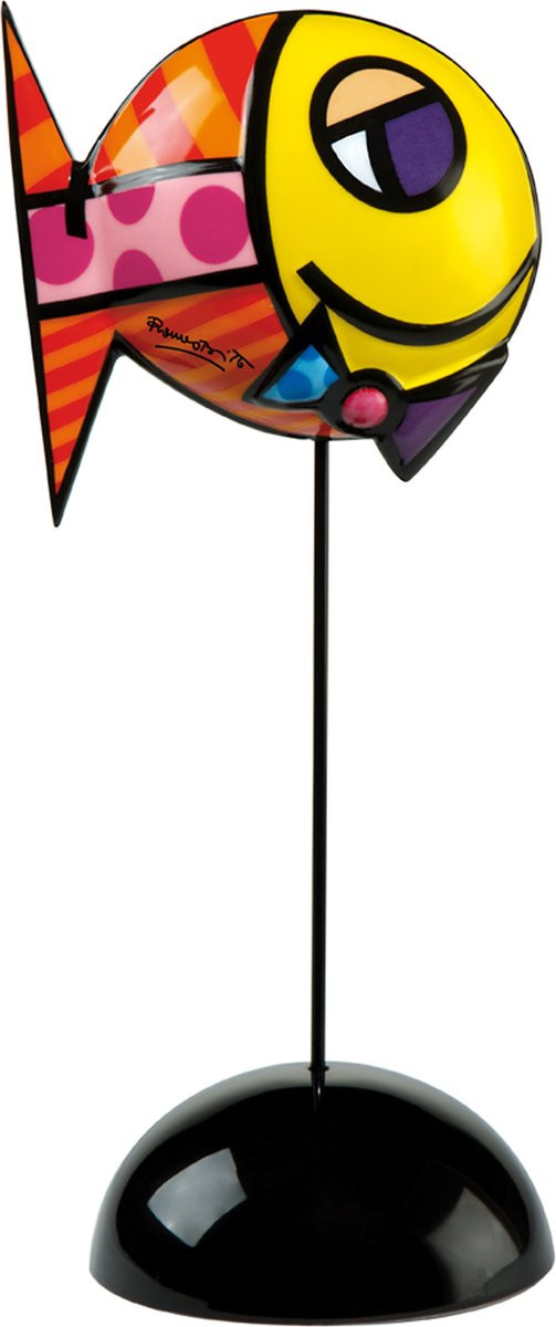 Goebel Romero Britto Deeply in Love 1 Decoratief porseleinen beeld Pop Art Hoogte: 29 cm