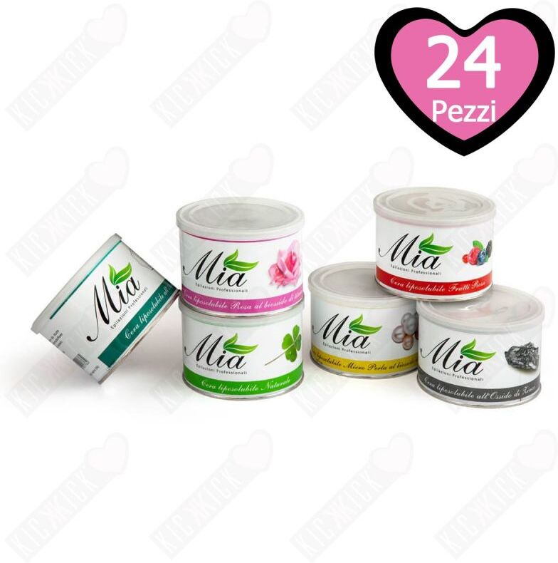 Mia Cosmetici 24 Cere Depilatorie Micro Perla Al Biossido Di Titanio Liposolubile In Barattolo 400 Ml