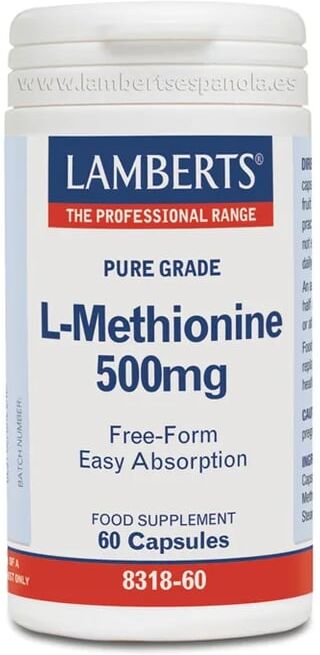 Lamberts L-METIONINA 500mg 60 Caps