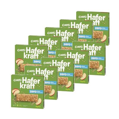 Corny Haferkraft Zero Faltschachtel Apfel 10x4 Stk. St Riegel