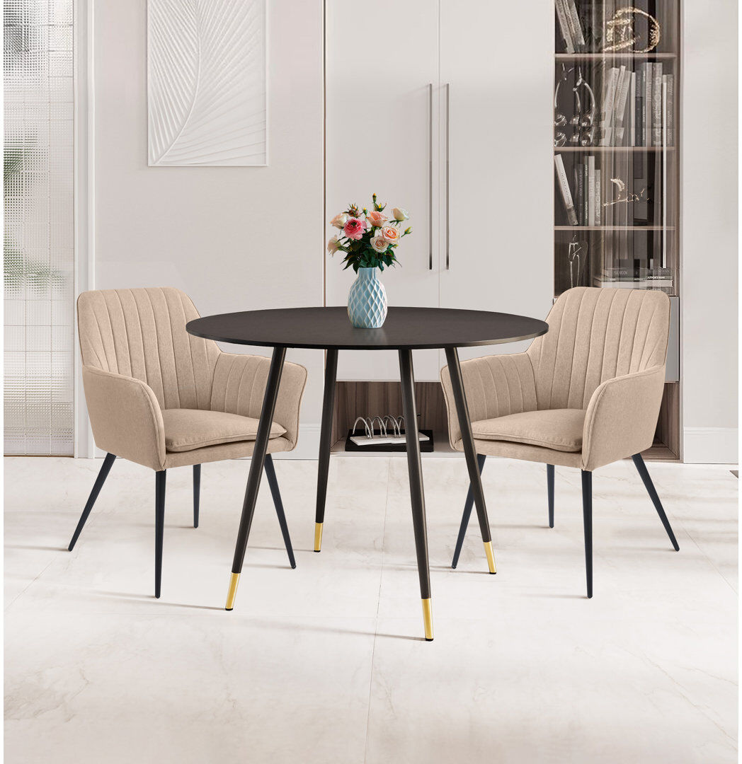 George Oliver Haywards 2 -Person Dining Set Brown/Brown 2