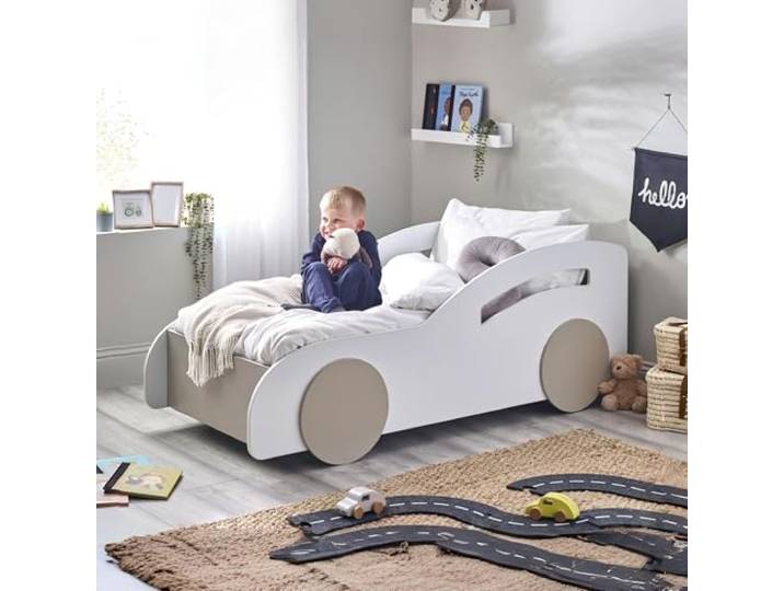 Julian Bowen Atlantis Autobett für Kleinkinder, Weiß