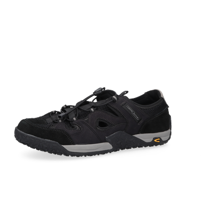 Sneaker CAMEL ACTIVE, Herren, Gr. 44, Textil, schwarz, Schuhe Sneaker, Barfußschuh, Slipper mit Schnellverschluss und Gummizug