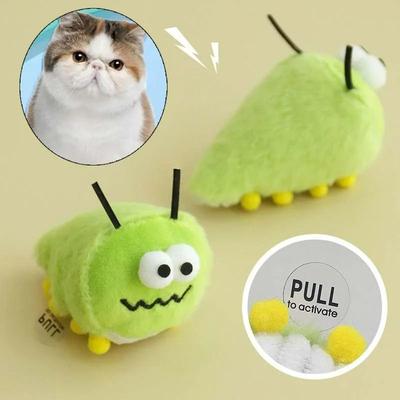 Uplift Essentials Interactive Catnip Green Bug Plush Toy Interactive Catnip Green Bug Plush Toy