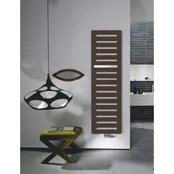 Zehnder Design-Heizkörper Metropolitan Bar elektrisch, 1750x39x500 mm, Braun Quarz, IP44 spritzwassergeschützt