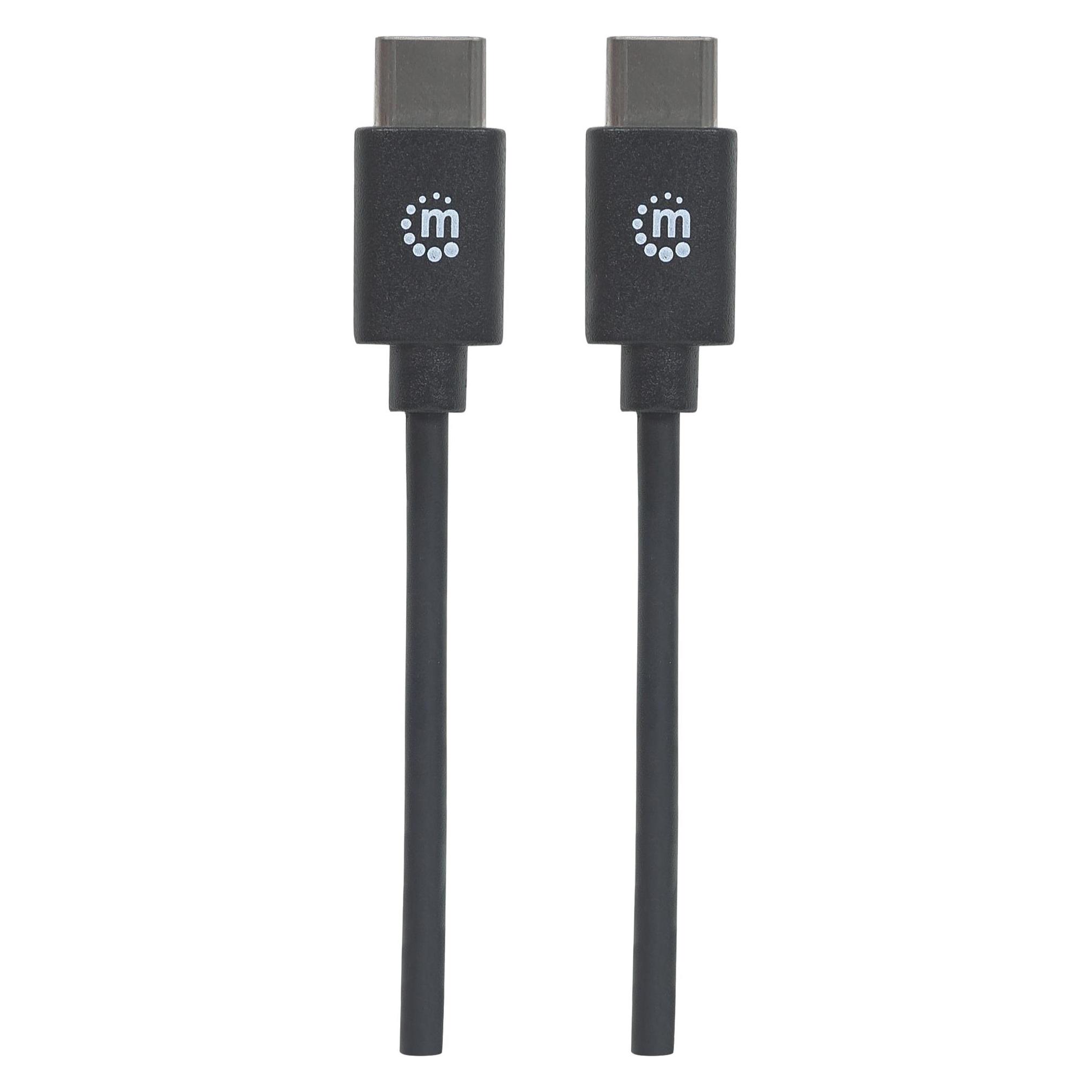 Manhattan Typ C-Stecker auf Typ C-Stecker (1 m, USB 2.0, 60 W) (353342)
