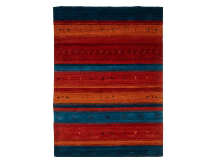 Cazaris Orientteppich Savannah, Mehrfarbig, Abstraktes, rechteckig, 160x90 cm, für Fußbodenheizung geeignet, Teppiche und Böden, Teppiche, Orientteppiche