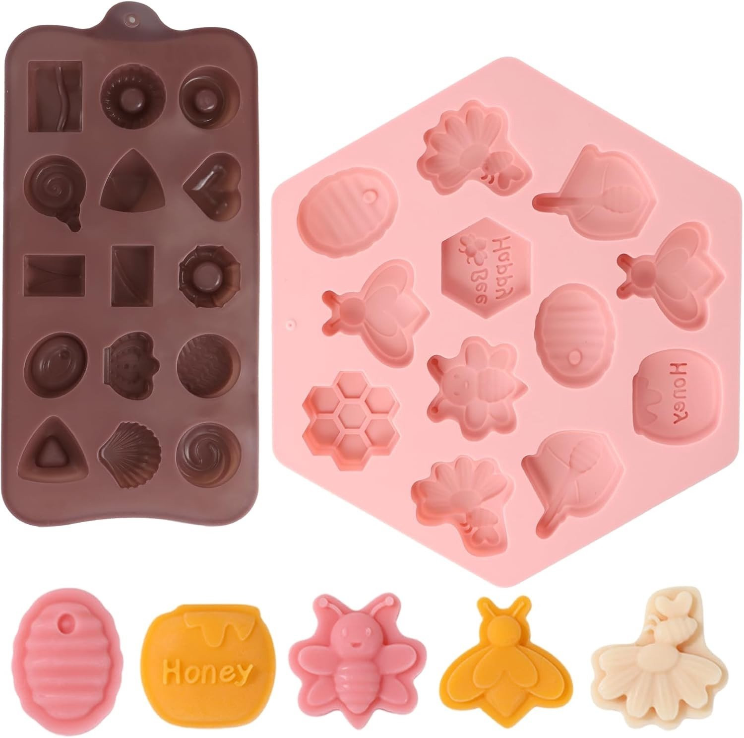 Siliconen Mallen voor Chocolade - 2 Stuks voor Thuisgebakken Desserts en Taarten