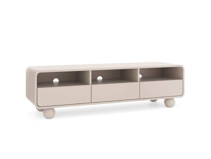 Meuble TV cachemire 3 tiroirs 160x44 cm