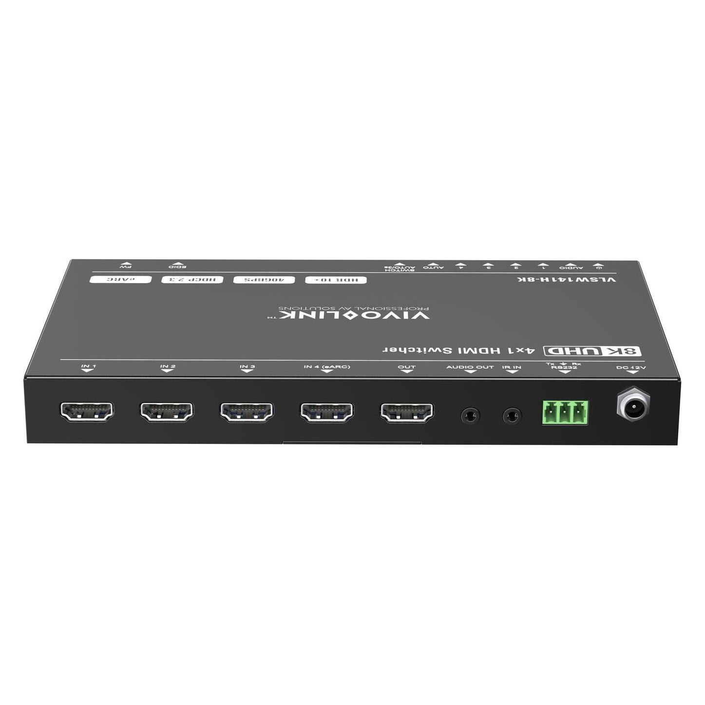 Vivolink HDMI switcher 4x1 8K@60Hz (VLSW141H-8K)