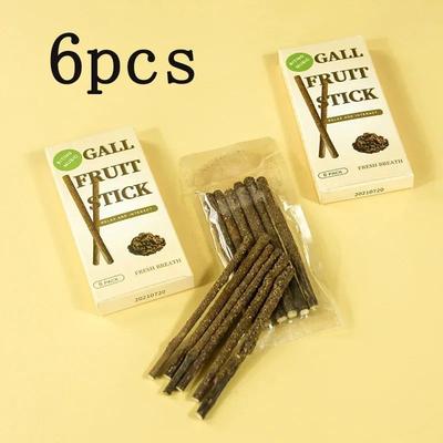Inspired Living Natural Silvervine Matatabi Cat Chew Sticks For Dental Play gall Fruit Stick 6pc
