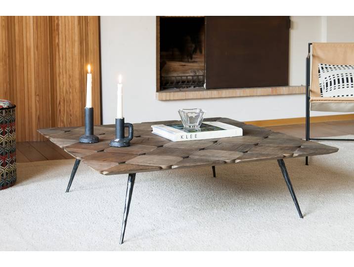 Grande table basse en orme Lincoln