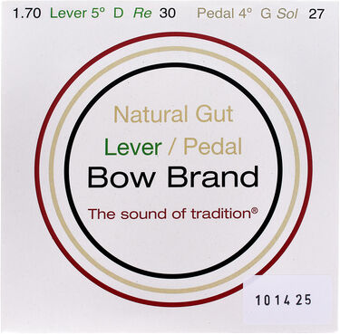 Bow Brand NG 5th D Gut Harp String No.30