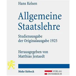 Allgemeine Staatslehre, Fachbücher von Hans Kelsen, Matthias Jestaedt