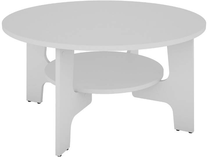 Couchtisch BYLIVING JONNY , weiß (weiß, weiß), B:80cm H:43cm T:80cm, Tische, Couchtisch, Artisan Eiche, Old Wood oder weiß, Ablageboden