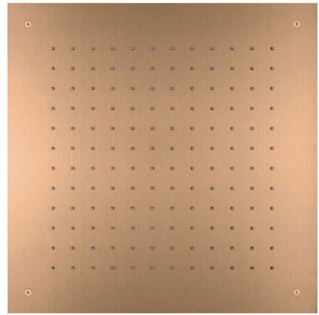 Herzbach Design iX PVD Regenbrause 21.655000.2.39 Deckeneinbau, 500x500mm, Copper Steel